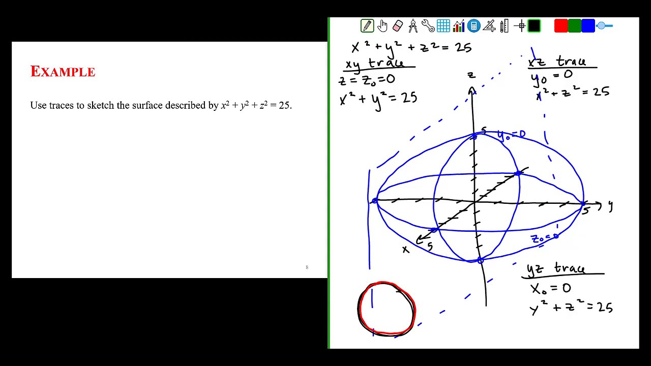 How to Sketch a 3D Surface Using Traces
