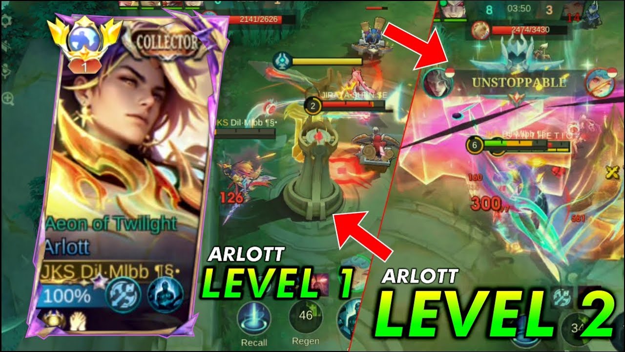 APAPUN LAWAN ARLOTT DI EXPLANE LEVEL 1 ARLOTT MASIH KALAH !! TUTORIAL LANING LAWAN CICI PAKAI ARLOTT