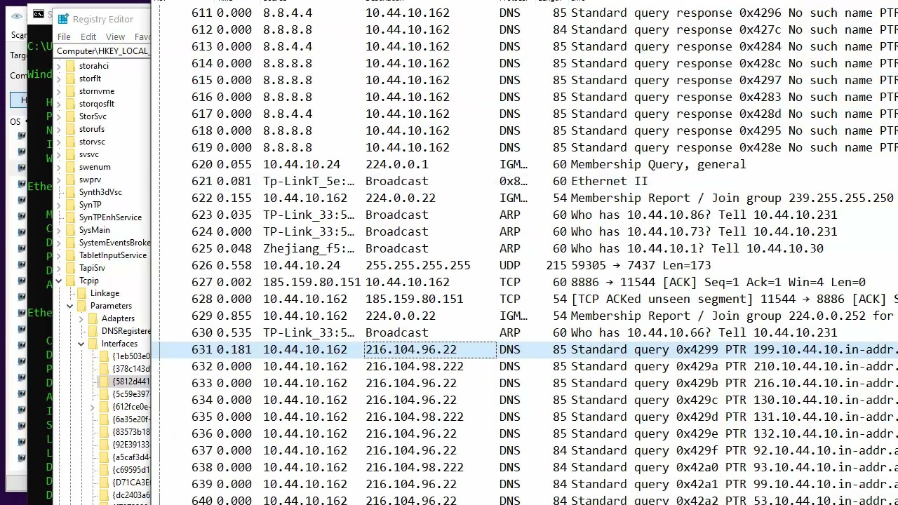 NMAP subnet scan and baseline