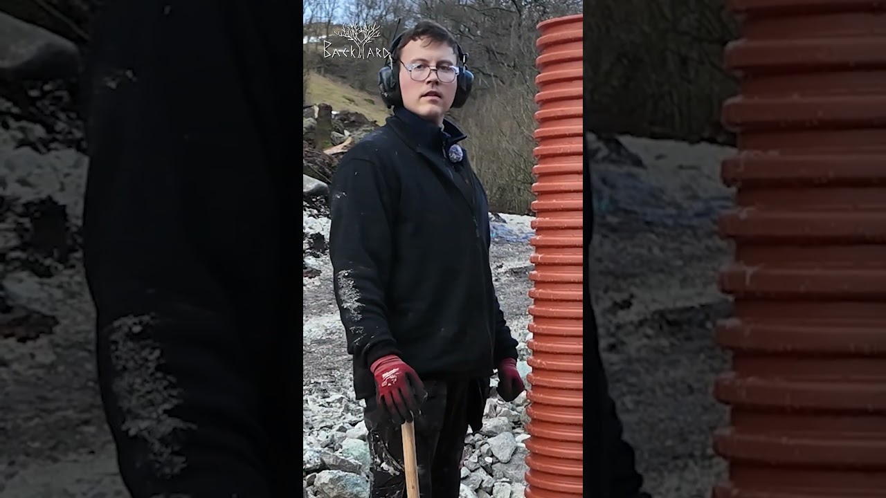 ROADWORK BACKYARD CAMPS #roadconstruction #roadwork #construction #backyardcamps #backyard #vlog