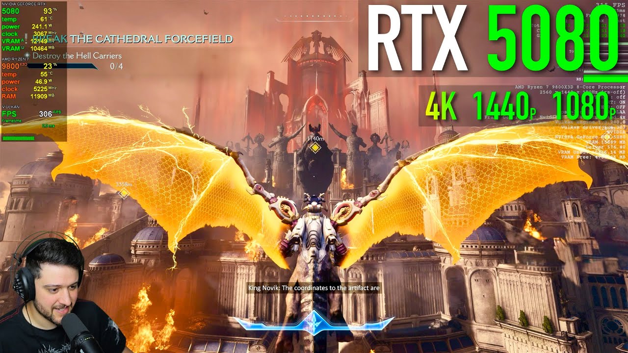 RTX 5080 &mdash; DOOM: Темные века