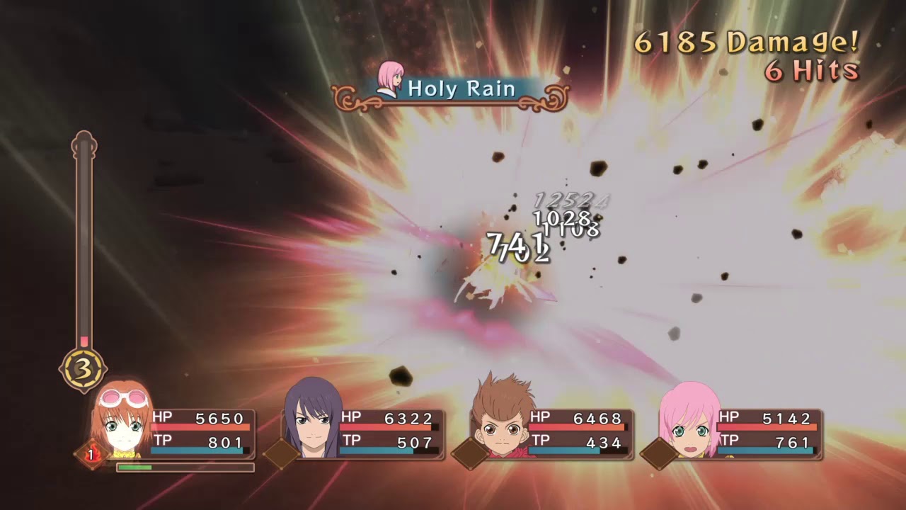 Tales of Vesperia: Rita's Meteor Storm Destruction