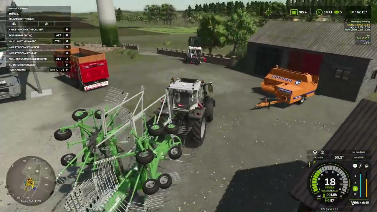 FS25 MISIR EKİMİ KURU OT BALYALAMA