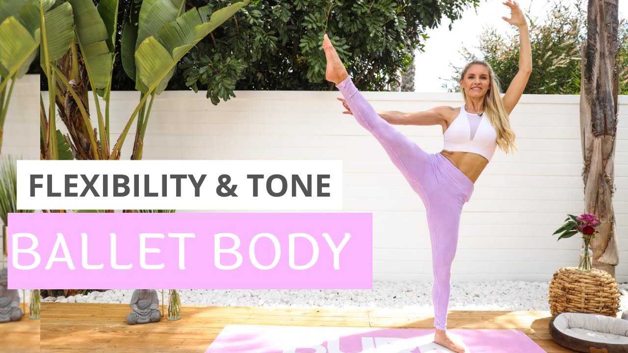 BALLET BODY workout - best BARRE routine | Rebecca Louise