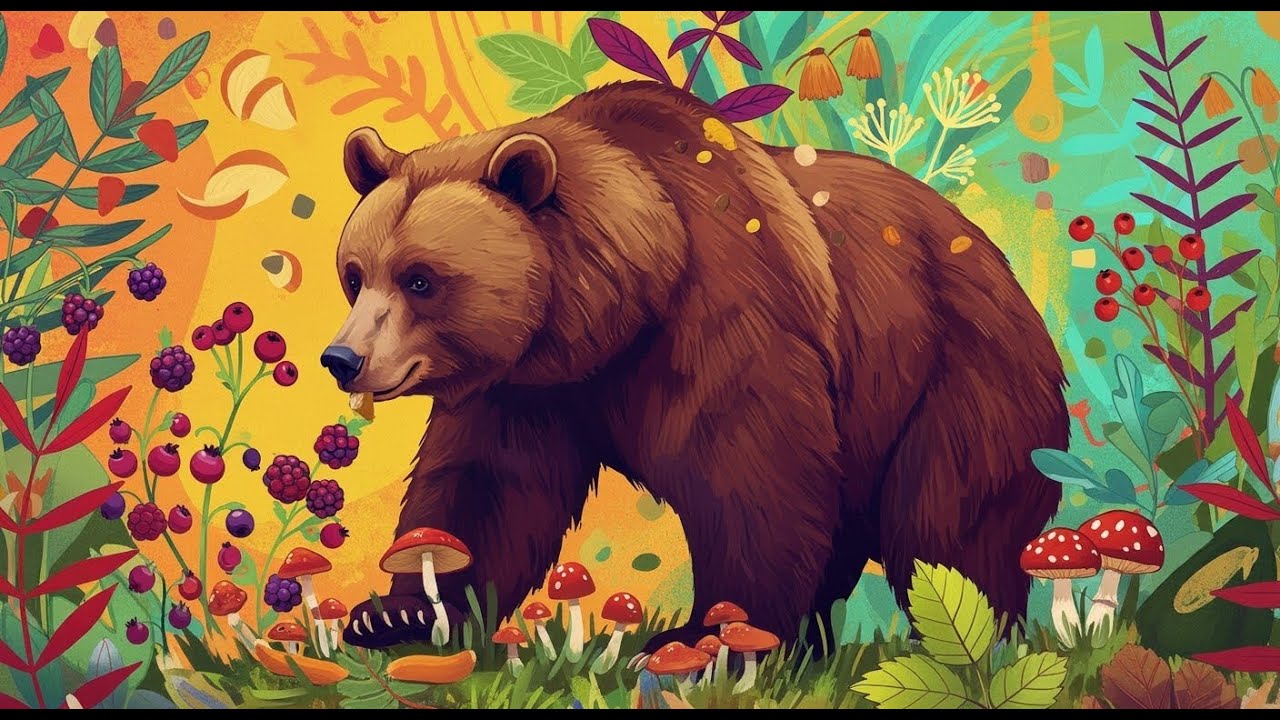 🐻 The Art of Foraging: A Bear's Food Wisdom