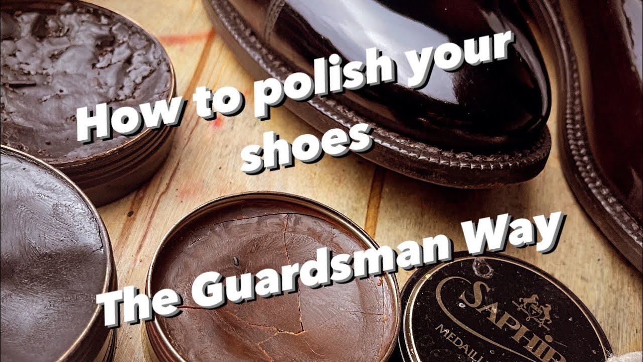 How to polish your parade shoes 👞