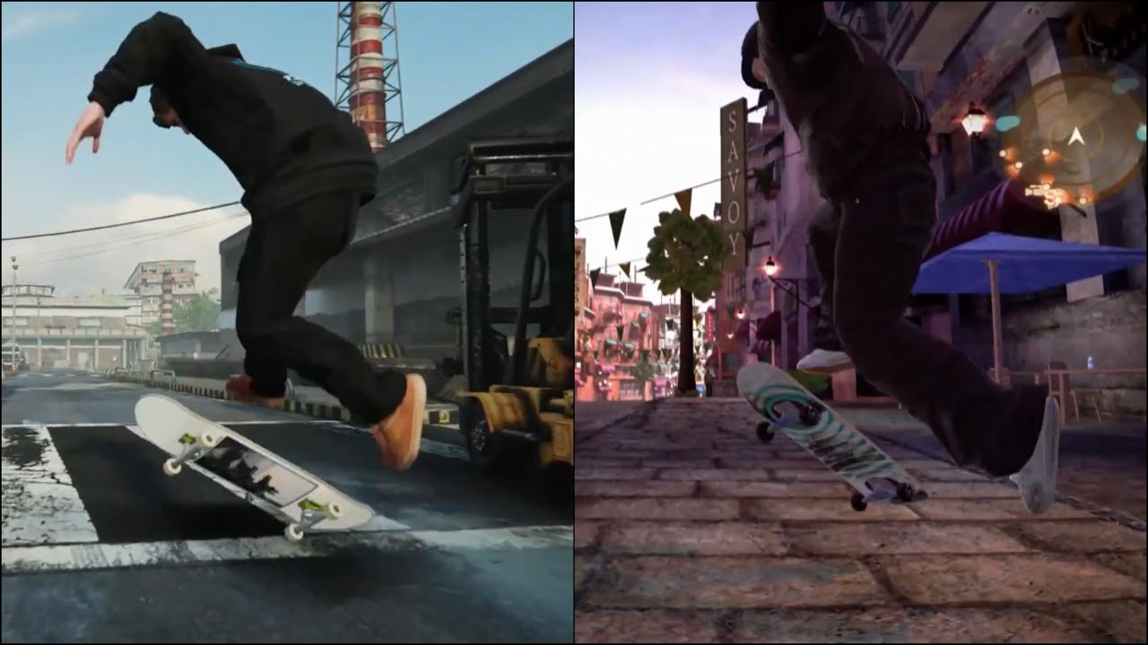 Skater XL vs Skate 2 - Tricks comparison