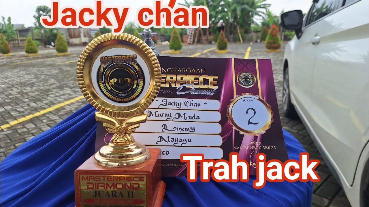 Burung tidak pernah zonk, selalu juara, jacky chan trah jack, masterpiece sentul