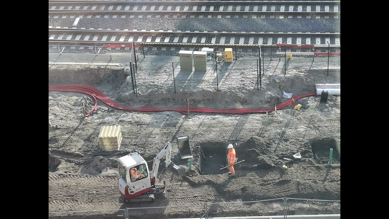 Hoofdstation t.h.v. Emmaviaduct Groningen EIND JAN.'26