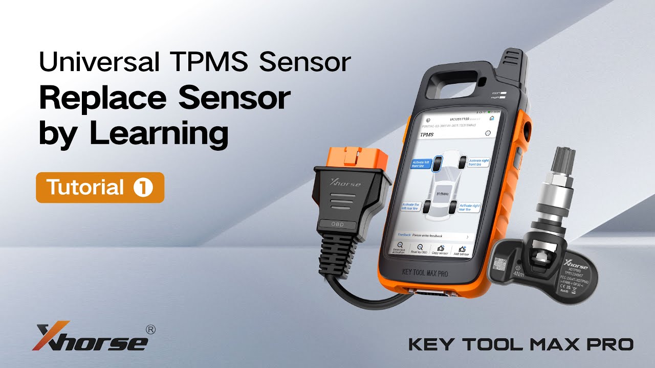 How to Use the Universal TPMS Sensor by Learning | Xhorse