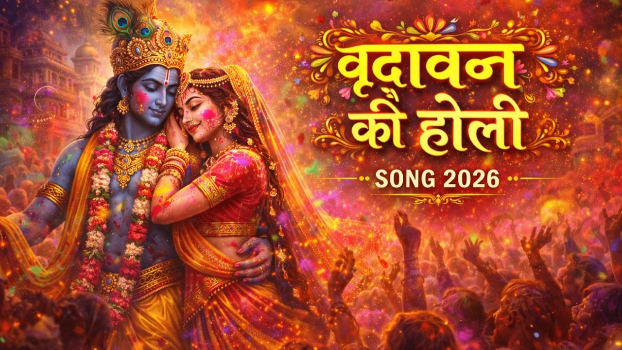 वृंदावन की गलियों में उड़े गुलाल | Braj Ki Holi 2026 | Holi song #holi #song #holisongs