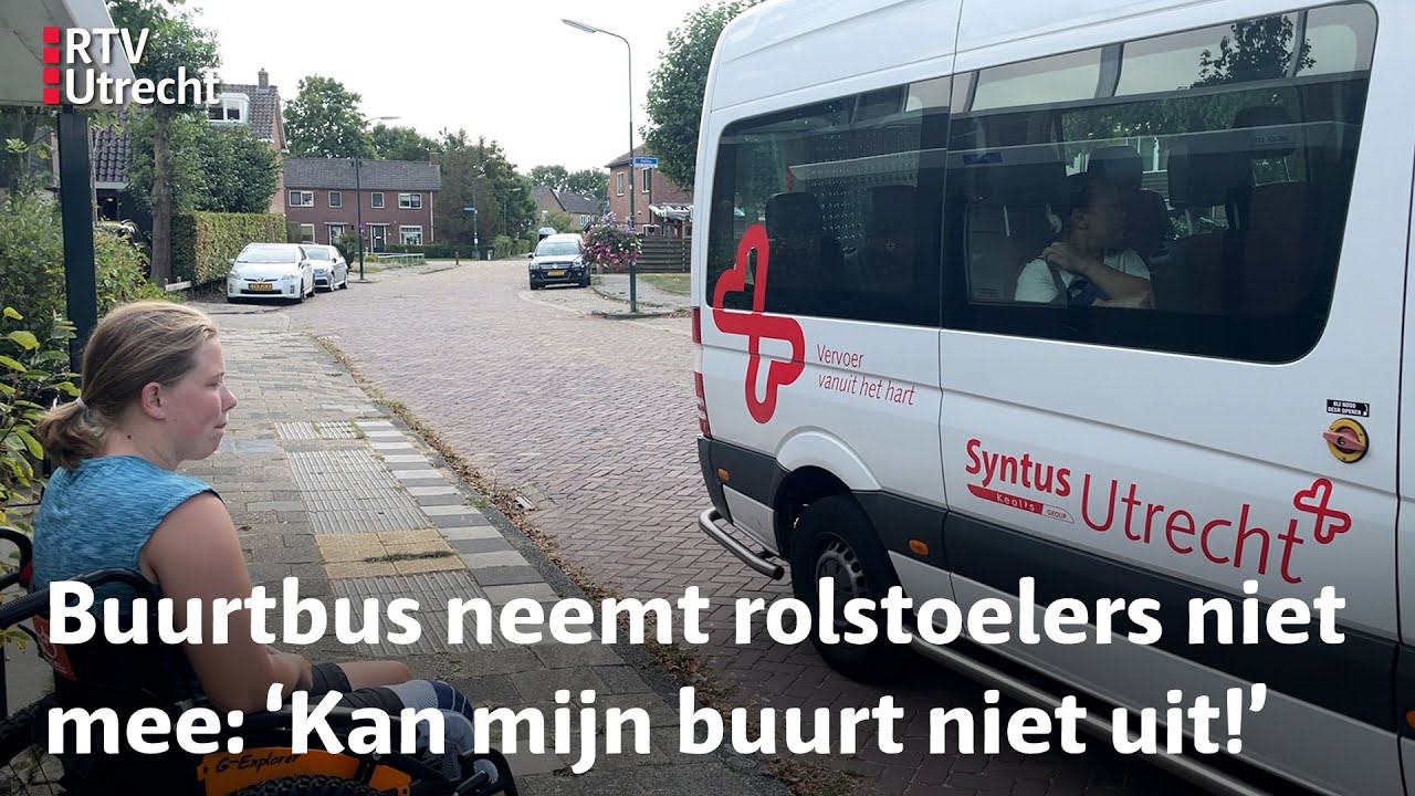 Marit (26) wil graag met de buurtbus reizen, maar dat is moeilijk | RTV Utrecht