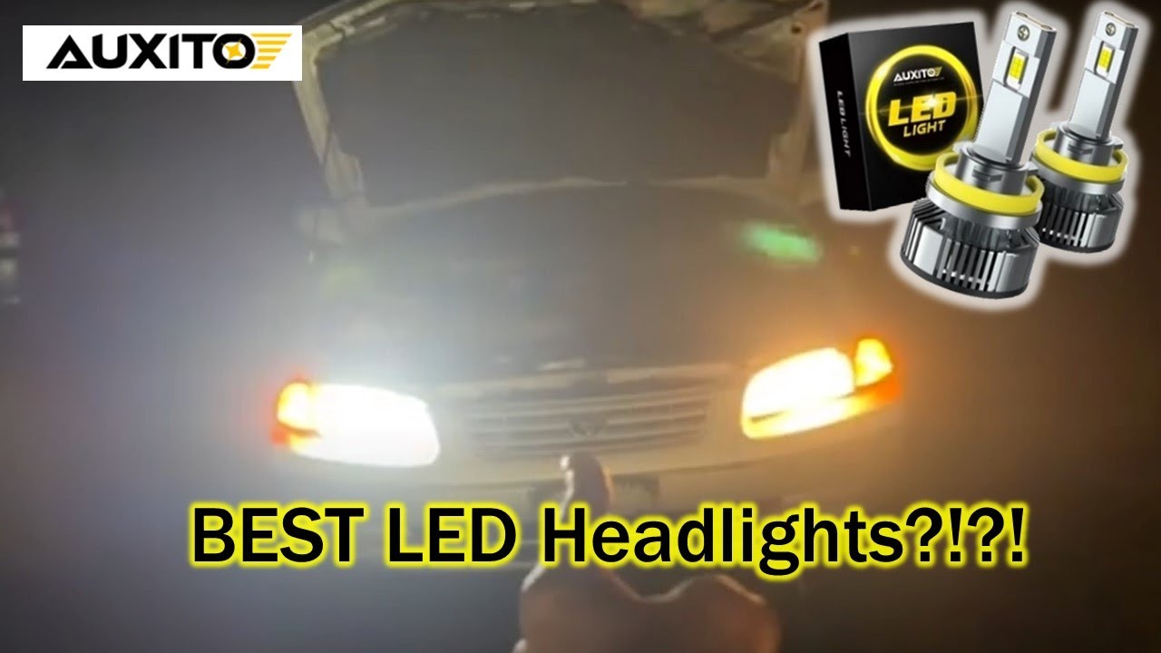 AUXITO LED Headlight Review! Installation, Before and After
