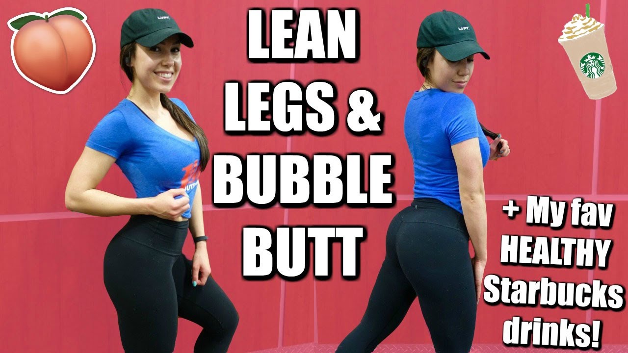 LEGS & GLUTE WORKOUT + My Fav Healthy Starbucks Drinks!