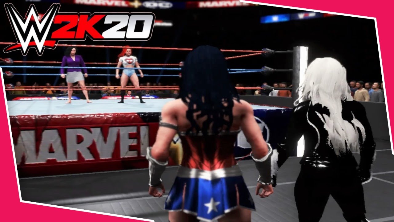 Wonder Woman/Black Cat v Lois Lane/Mary Jane Watson! - WWE 2K20 Requested Tag Team Elimination Match