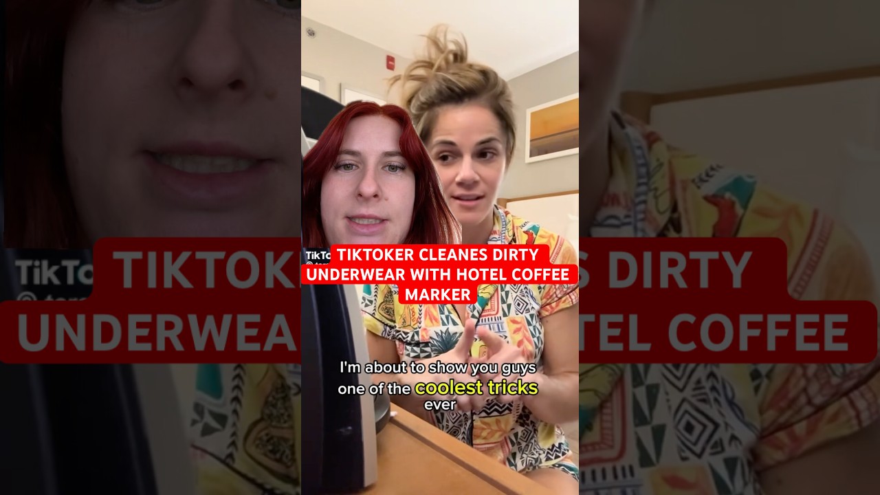 Пользовательница TikTok рекламирует очистку грязного нижнего белья с помощью кофейного маркера в ...