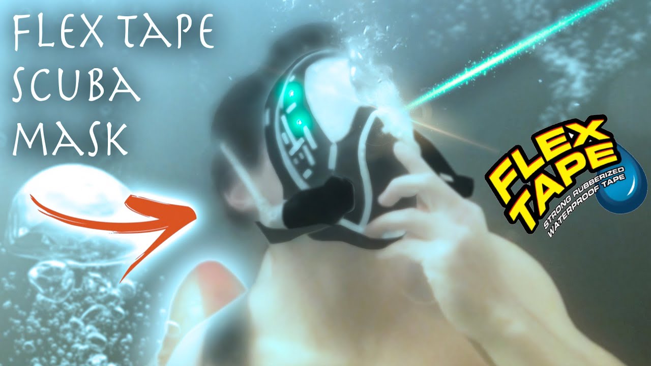 Breathe Underwater With a Flex Tape Mask?!?! (Plus Underwater Jet Pack)