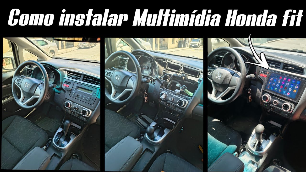 Como instalar Multimídia Honda Fit 