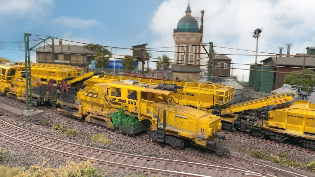 Modelleisenbahn Alterungen Wolbink Kibri Spur H0 DB Bahnbau Gruppe gealtert patiniert Weathering