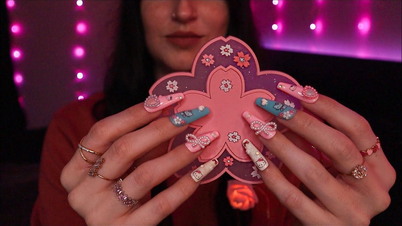 ASMR | Pretty Pink Triggers For Relaxation 🎀💗(No Talking)