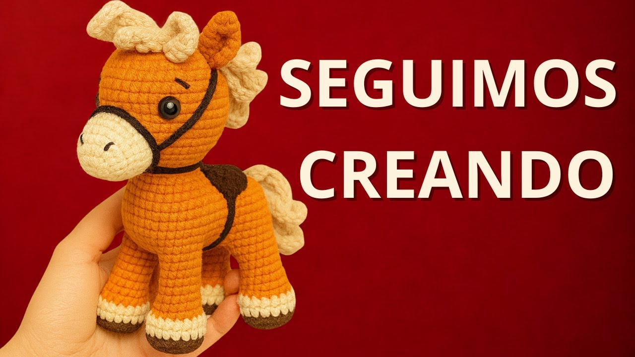 El Caballo Toma Forma 🧶 Tejemos el Cuerpo Paso a Paso