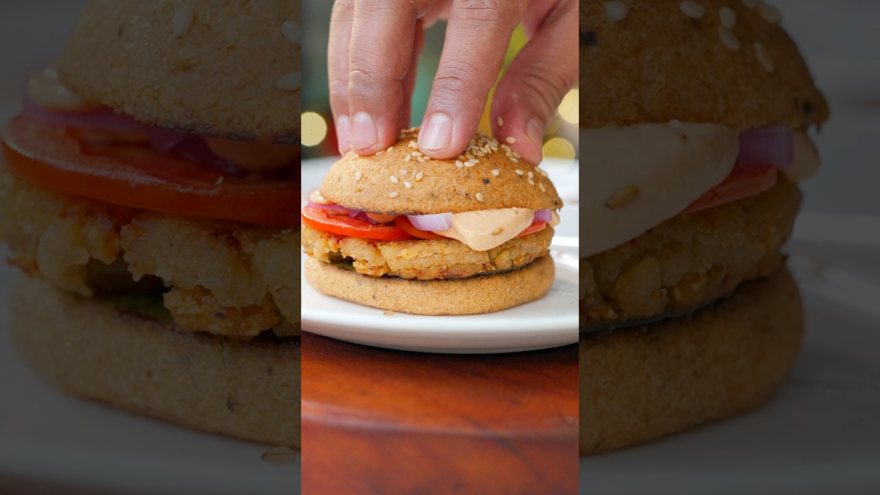 Dal se burger kaise banaye 😜😜😜😁 #bharatzkitchen #food #recipe