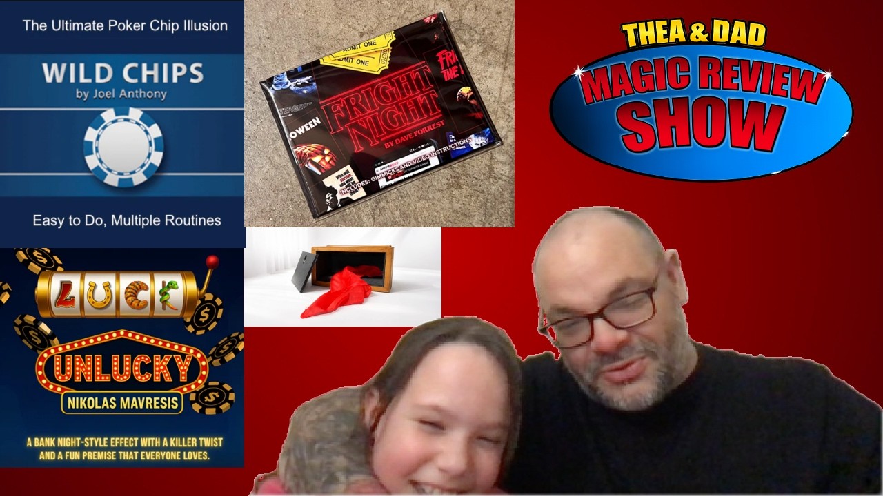 Production Silk Box, Unlucky, Wild Chips & Fright Night | Thea & Dad's Magic Review Show