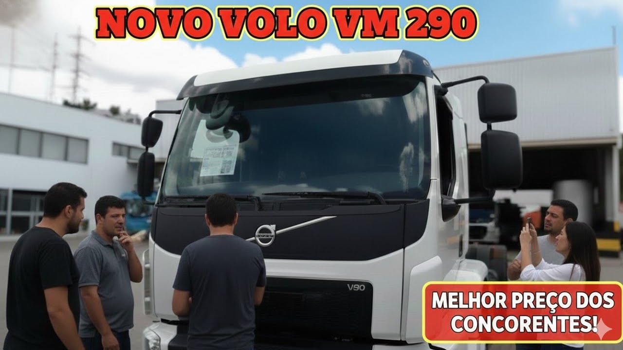 TESTE VOLVO VM 290 COM MOTOR EURO 6