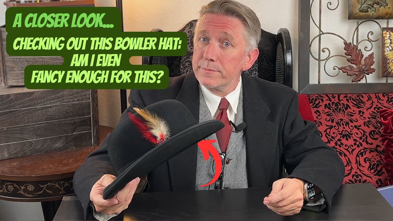 Gemvie Classic bowler hat: I say, checking the quality my good man...(spoiler: pretty awesome). #ad