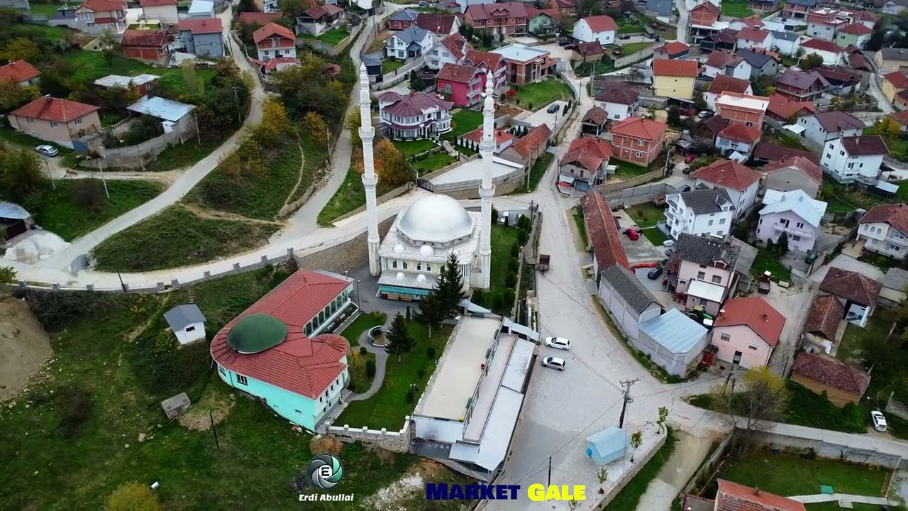 Xhamia e Epërme e Fshatit Çellopek me Dron 4K
