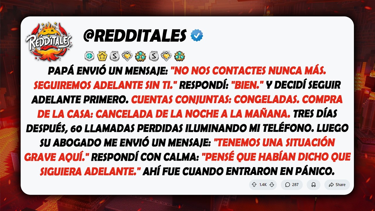 Papá me envió un mensaje de texto para que nunca los contactara. Tres días después, 60 llamadas...