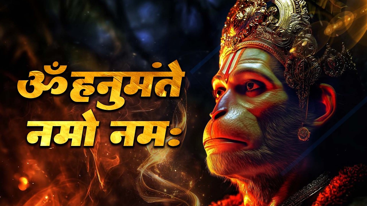 ॐ हनुमंते नमो नमः Om Hanumate Namah   Hanuman Mantra   Hanuman Bhajan 108 Times in 5 Minutes Fast
