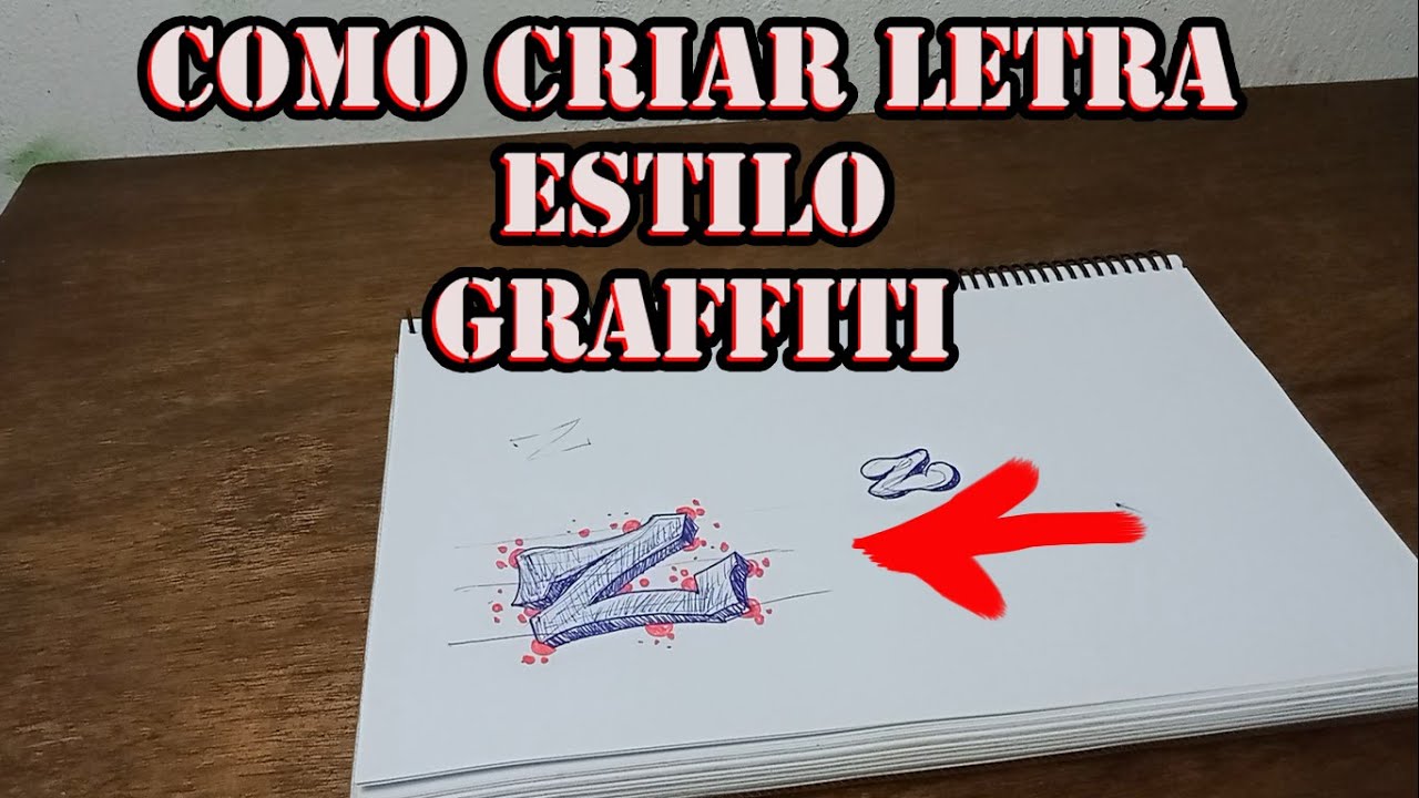 Dica de como criar letra no estilo graffiti letra Z