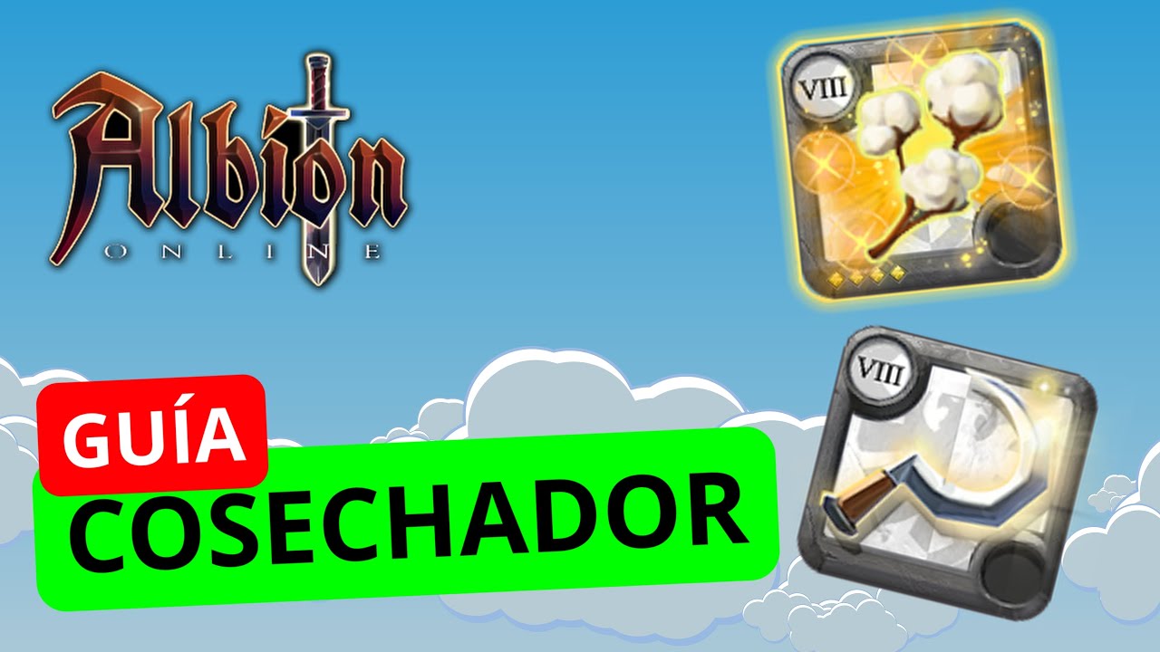 Guía Cosechador completa para principiantes - Albion Online 2025 - Como recolectar fibras en Albion