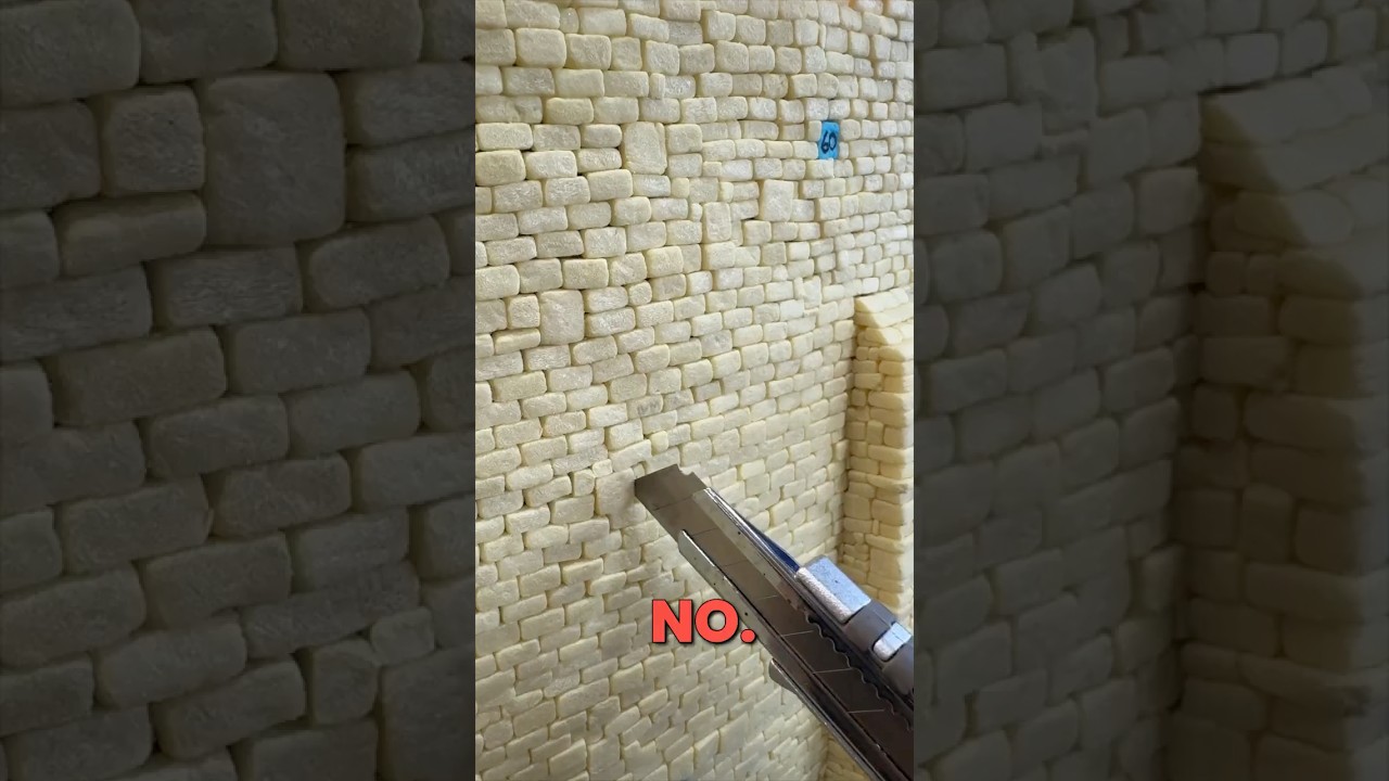 Эта диорама замка &mdash; просто БЕЗУМНАЯ! Это настоящий вызов для любителей миниатюр!