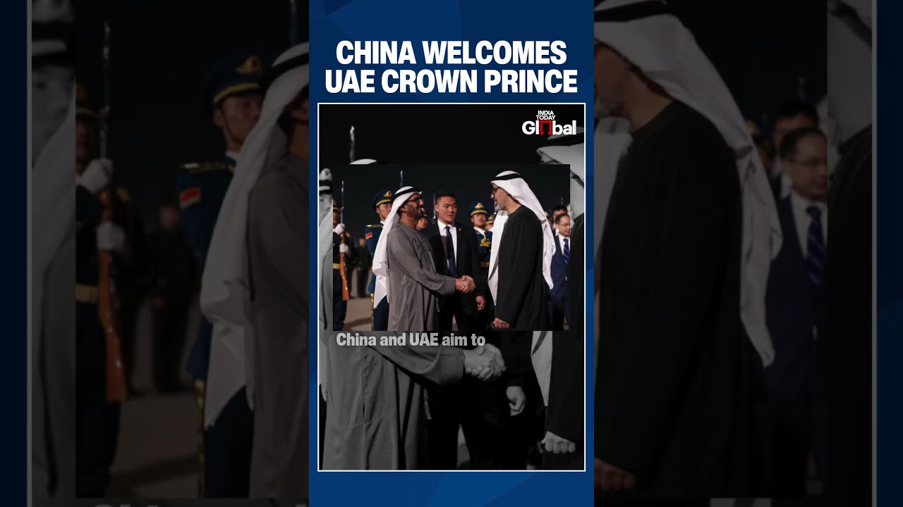 UAE Crown Prince in China | Visit to Deepen Massive Strategic Partnership #shorts