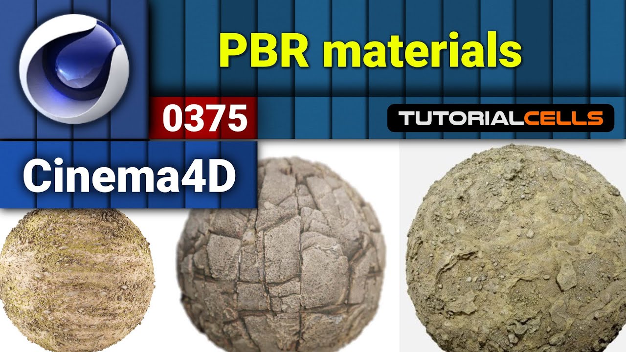 0375. PBR materials & PBR light in cinema 4d