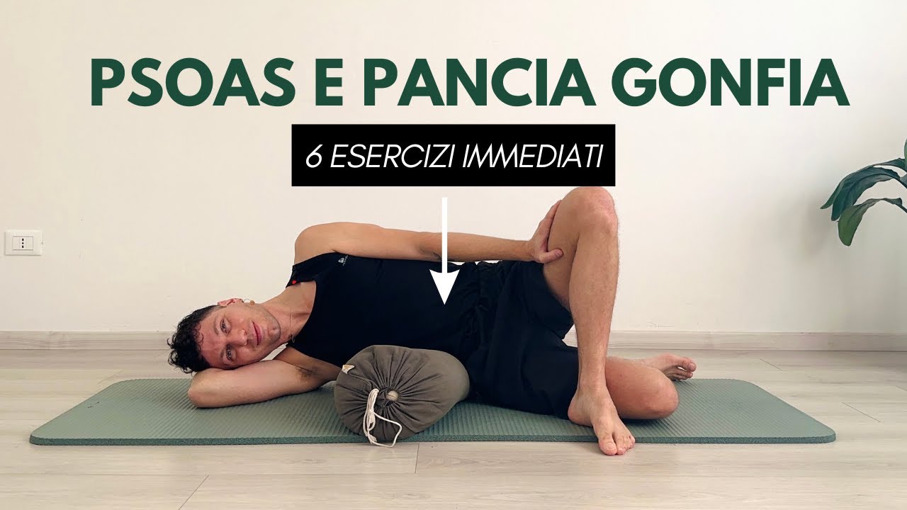 10 MINUTI - Yoga per eliminare il gonfiore addominale e mal di schiena