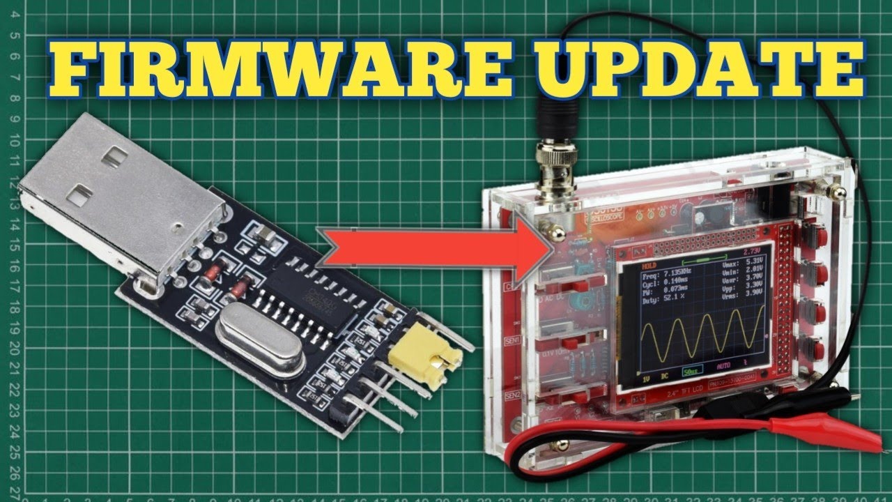 JYE TECH DSO138 OSCILLOSCOPE FIRMWARE UPGRADE USING CH340G USB TO TTL UART | September 19, 2020