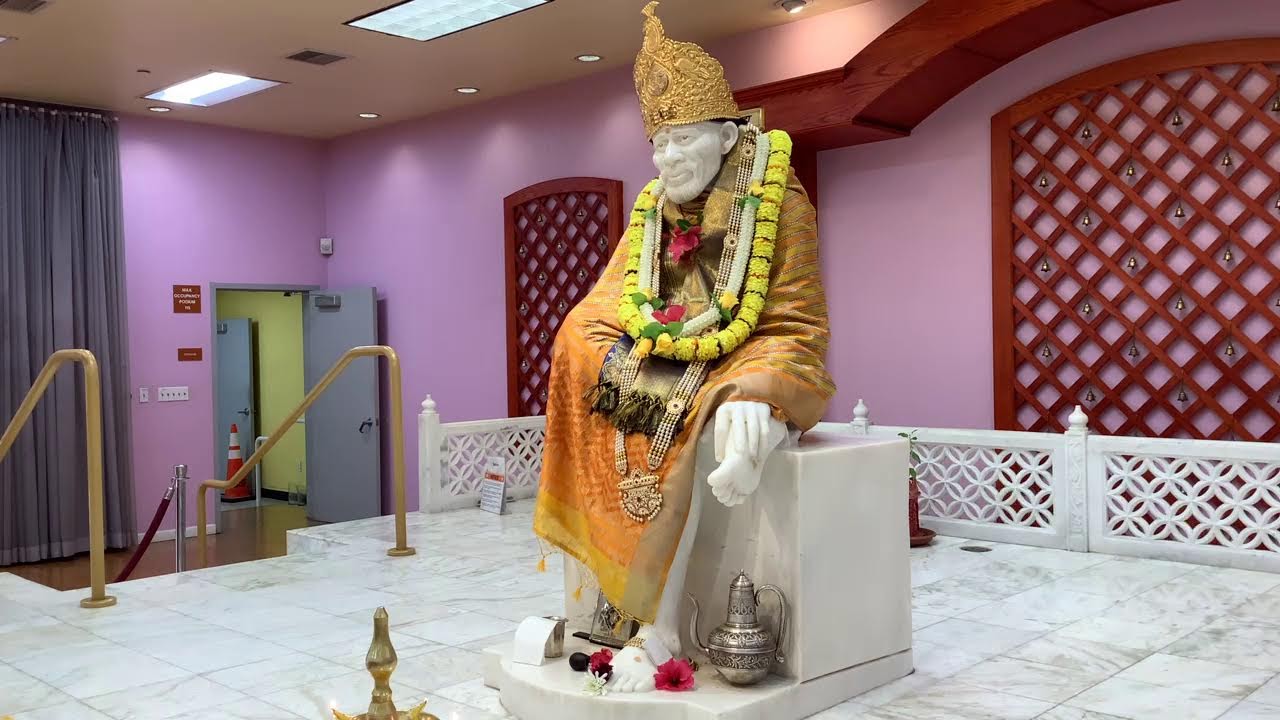 Shirdi Sai Parivaar Milpitas, California, USA - Main Hall Live Darshan