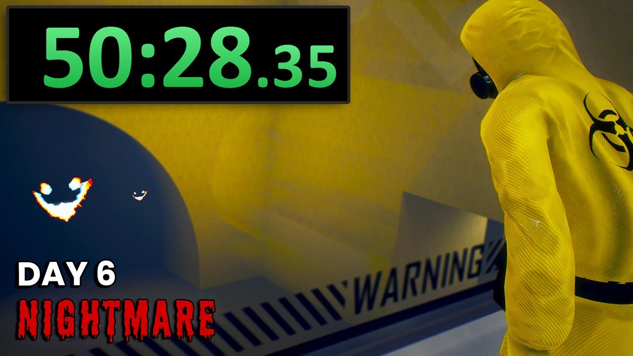 Escape The Backrooms Nightmare Speedruns for Sub 1h (Day 6)