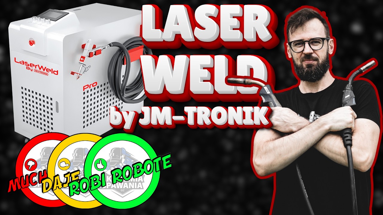 IDZIEMY Z DUCHEM CZASU! 💥 Laser Weld by JM-TRONIK! 💥 Pierwszy LASER na Kanale Akademii Spawania G.C.