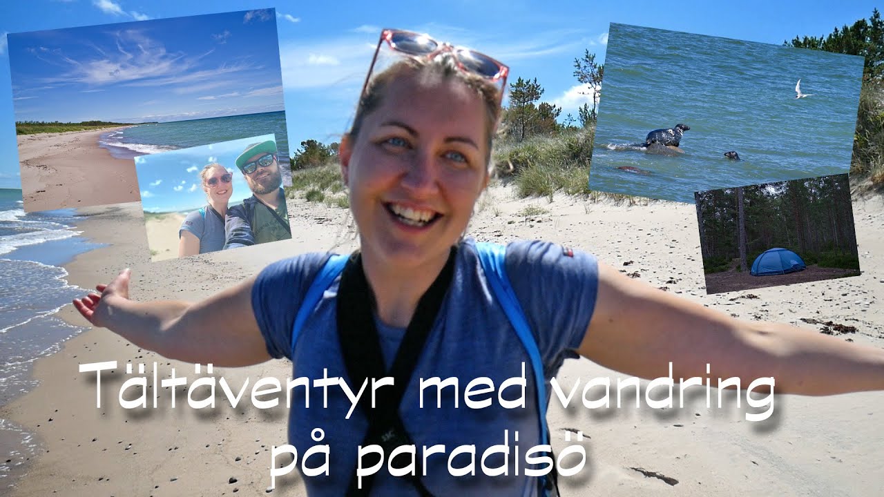 Tältäventyr med vandring på paradisö