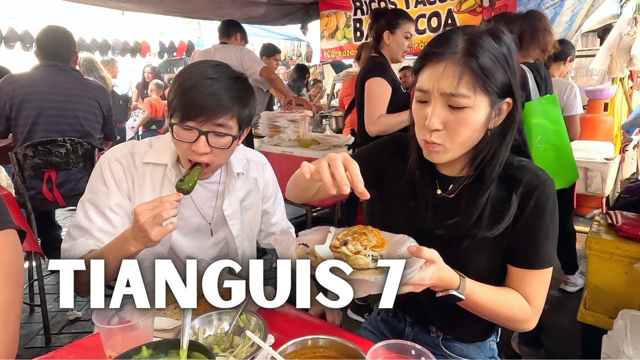 Tianguis Santa TereㅣVenden hasta Sushi 😋 pero Barbacoa esta...