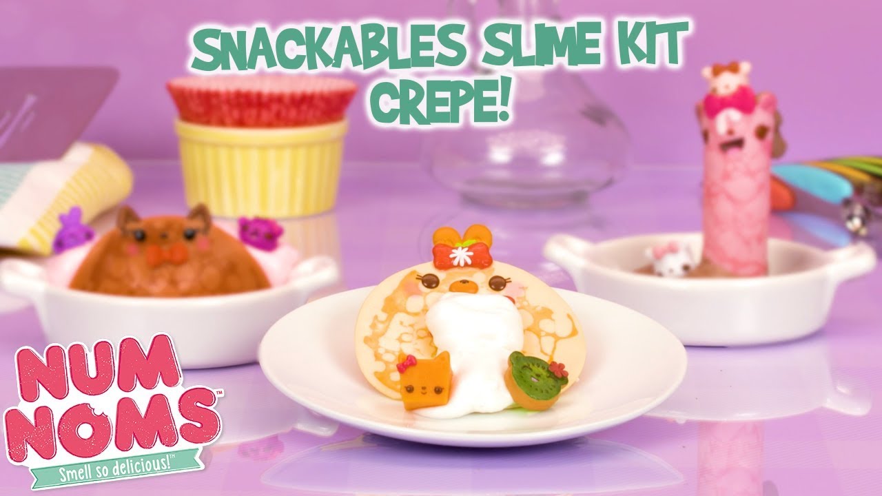 Num Noms | Snackables Slime Kits - Cr&ecirc;pe! | Official Play Video