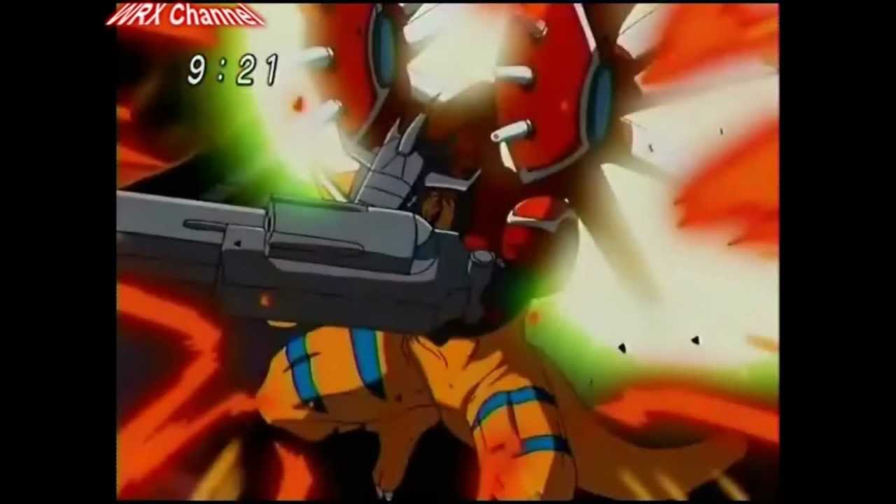 Digimon Savers - GeoGreymon digievolui para RizeGreymon [HD]