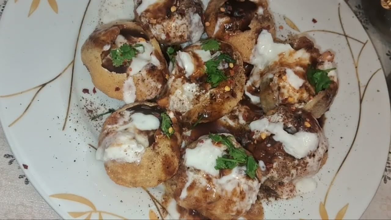 Dahi  batata puri  दही  पूरी #chatpatichat #दही पूरी