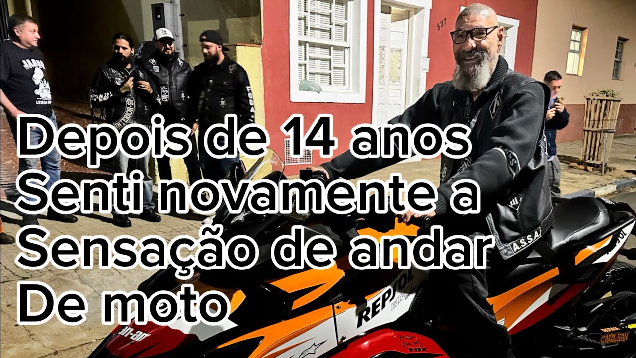 Depois de 14 anos, voltei a sentir a sensação de pilotar uma Moto