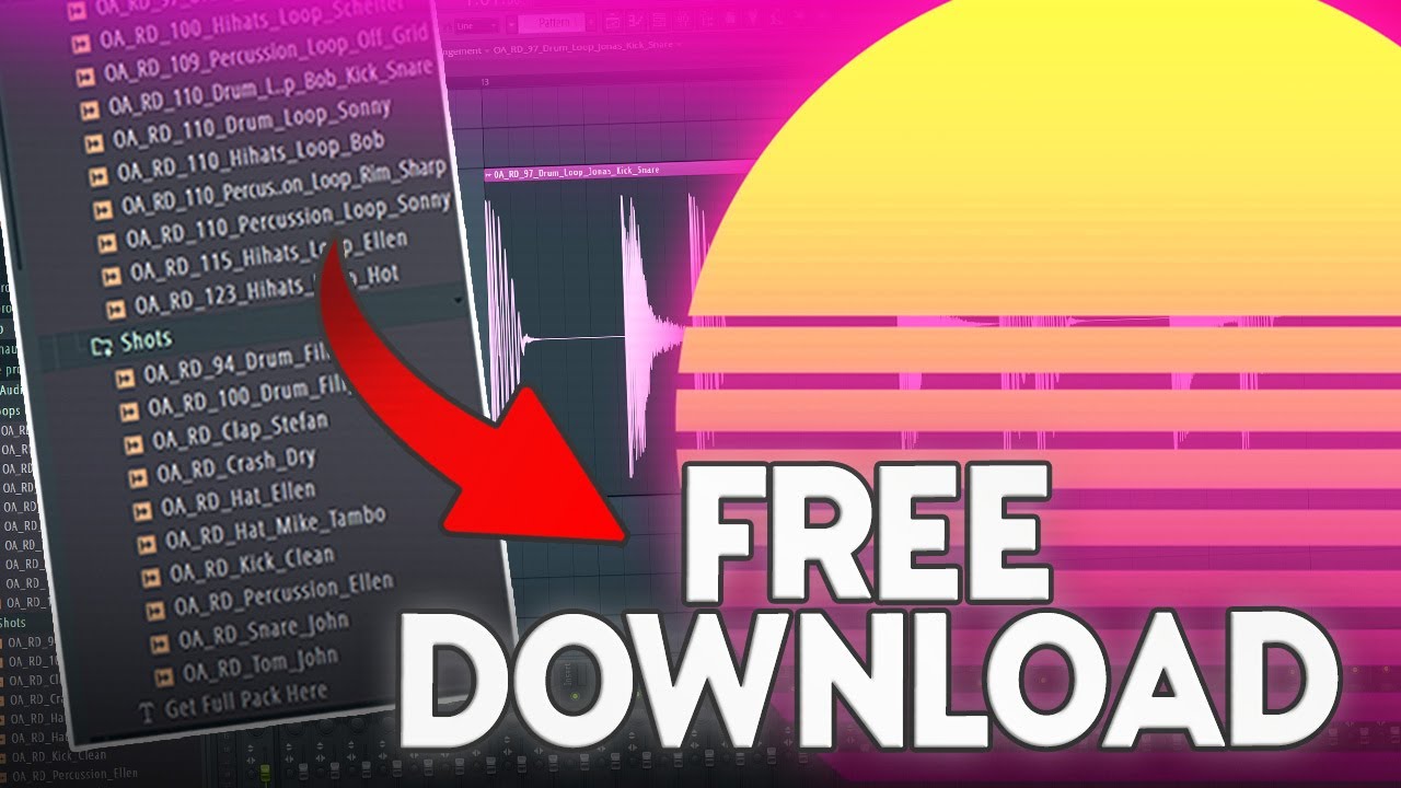 Free Synthwave/Retrowave Drums Sample Pack