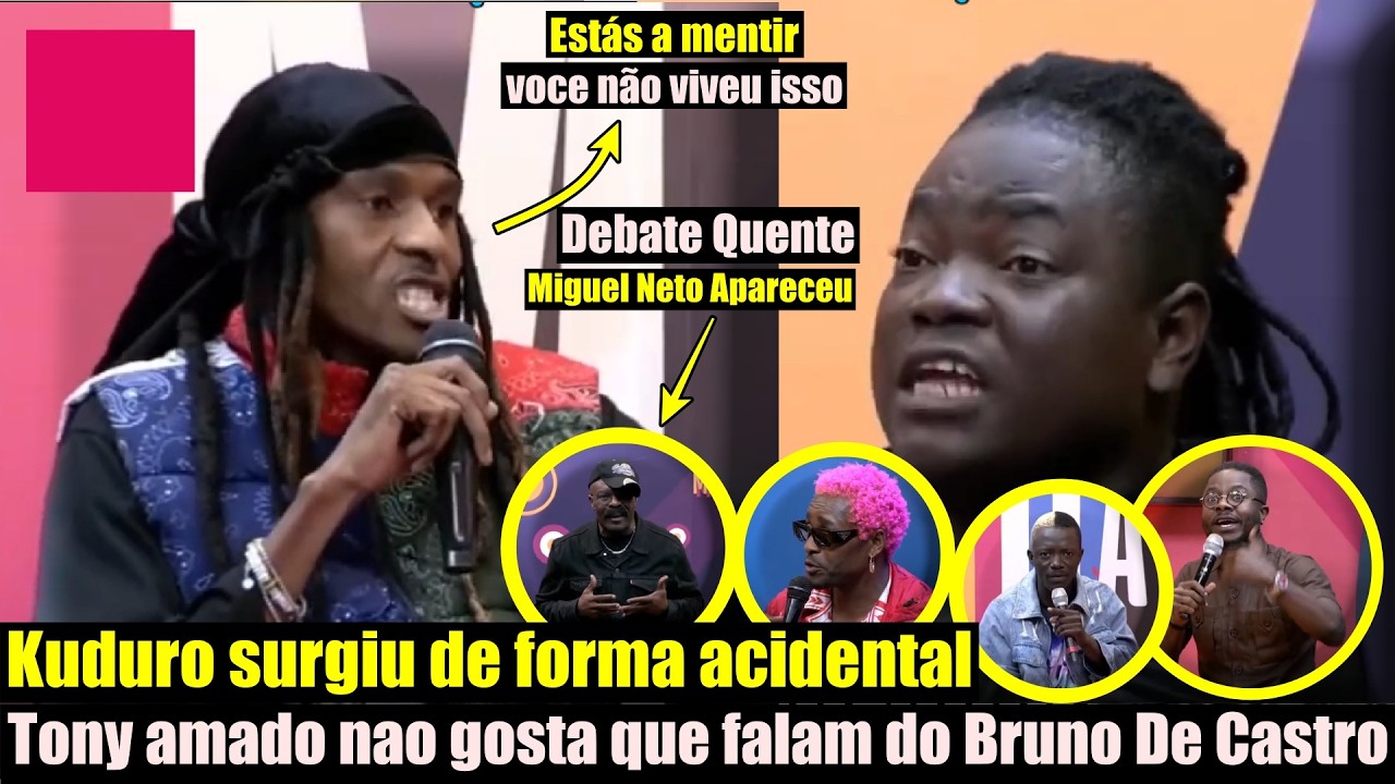DEBATE AQUECEU: Puto Lilas discute com Colega em directo ao lado de Miguel Neto